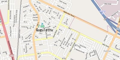 Քարտեզ гугулету Քեյփթաունի