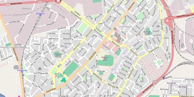 Քարտեզ пайнлендс Քեյփթաունի